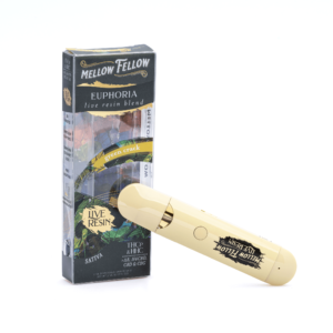 Buy Mellow Fellow Euphoria Blend Live Resin Disposable Vape – Green Crack