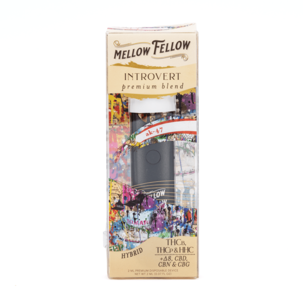 Buy Mellow Fellow Introvert Blend Disposable Vape – AK47 - Image 2